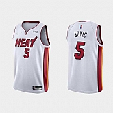 Miami Heat #5 Nikola Jovic 2022 White Stitched Basketball Jersey Dzhi,baseball caps,new era cap wholesale,wholesale hats